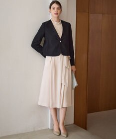 23区 【APPLAUDIR】ノーブルサテン レースコンビドレス