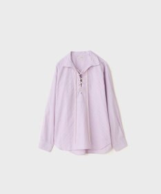 LENO SKIPPER SHIRTS CANDY STRIPE / スキッパーブラウス