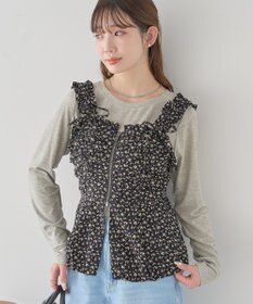 earth music&ecology 微シアーメロープルオーバー