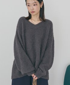 AMERICAN HOLIC ミニシャギーラメニットプルオーバー