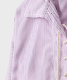 LENO SKIPPER SHIRTS CANDY STRIPE / スキッパーブラウス