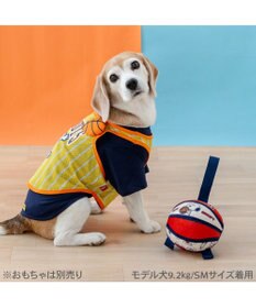 PET PARADISE スヌーピー バスケット Ｔシャツ 接触冷感《イエロー》 中型犬 大型犬