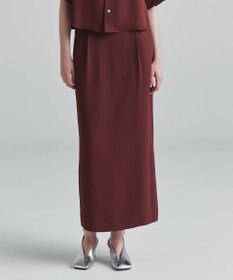 NAVE 【ReNAVE　洗える】アセテートギャバスカート