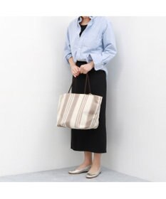 UNBILLION カシュカシュ cachecache / ウォータプルーフストライプビッグトート