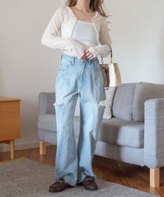 WEGO 【２点セット】アンサンブルレースカーデ