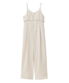 earth music&ecology ミニフリルフロントジップロンパース