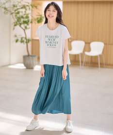 ANY フレンチスリーブロゴTシャツ