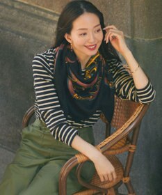 23区 ガラスフープピアス