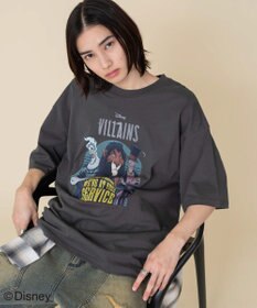 WEGO 【ユニセックス着用ITEM/SMLサイズ展開】VILLAINSグラフィックT（S）