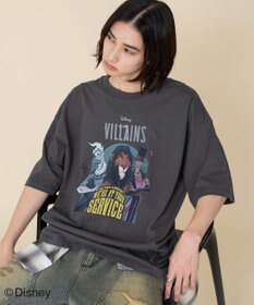 WEGO 【ユニセックス着用ITEM/SMLサイズ展開】VILLAINSグラフィックT（S）