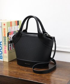 style code 【MERCURYDUO/マーキュリーデュオ】ミックスマテリアル　ハンドバッグ