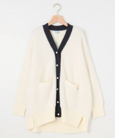 組曲 ナイロンファーニット カーディガン