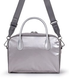 LeSportsac SQUARE TH CROSSBODY/アップタウンシルバーシャイン/シルバー