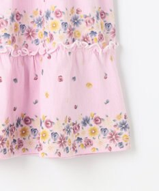 組曲 KIDS 【80-100㎝】ティアードフラワー チュニック