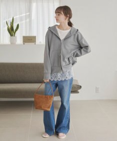 WEGO 【ANGIE VINTAGE】裾レースドッキングロンT