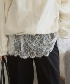 WEGO 【ANGIE VINTAGE】裾レースドッキングロンT