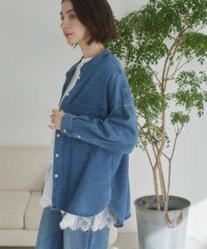 WEGO 【ANGIE VINTAGE】裾レースドッキングロンT