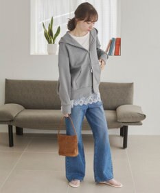 WEGO 【ANGIE VINTAGE】裾レースドッキングロンT