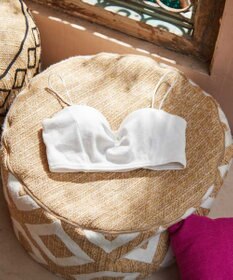 San-ai Resort（三愛水着楽園） 【楽旅ブラ】リブニットチューブブラ【northerly】