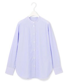 ICB 【洗える】クリーンブロード バンドカラーブラウス