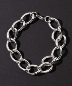 WEGO Mステンレスヘビーチェーンブレスレット