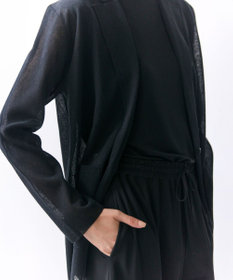 BEIGE， PYRRHOT / シアーコンビ ニットジャケット