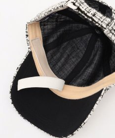 23区GOLF 【WOMEN】ツイードキャップ スタイリングが華やかに モノトーンコーデ