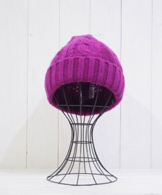 石田製帽 〈新色追加！〉カシミヤニット アラン編みワッチN ニット帽