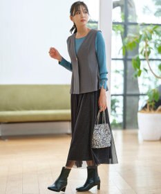 ANY SIS 【23.0~24.0cm】スクエアトゥセットバッグ ブーツ