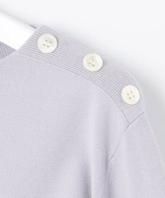 J.PRESS LADIES 【洗える】KATE パネルボーダー ボートネック ニット