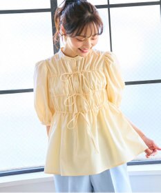 Feroux リボンギャザー ブラウス