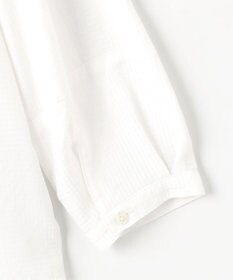 J.PRESS LADIES S 【洗える】アセVisシャドーギンガム タック ブラウス