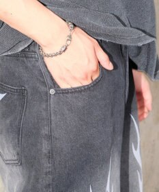 WEGO トライバルデニムパンツ