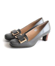 Pointer 日本製 本革バックルパンプス