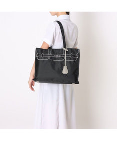UNBILLION カシュカシュ cachecache / トロンプルイユ刺繍スクエアトート