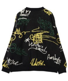 WEGO リラックスフィットパターンカーディガン