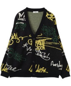 WEGO リラックスフィットパターンカーディガン