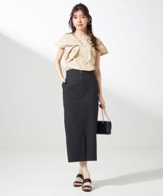 ANY SIS 【洗える】ツイストフロント ブラウス