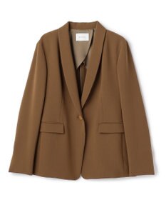 BEIGE， GYPSUM / シルキータッチ ショールカラージャケット