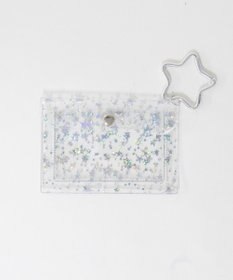 WEGO ラメスタークリアカードポーチ