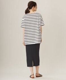 自由区 S 【洗える】ボーダーワイドBIG Tシャツ