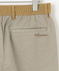 23区GOLF 【23Fondation/MEN】千鳥格子柄 ジャージーパンツ