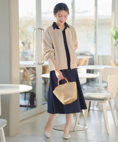 Tiaclasse カシュクールシャツワンピース