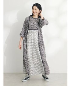 CRAFT STANDARD BOUTIQUE インド綿混エスニック切替ワンピース