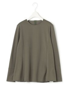 ICB 【洗える】リバーストレッチジャージー ペプラムカットソー