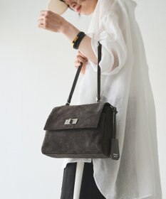 russet スエードフラップミニトートバッグ(CE-1722-WEB)