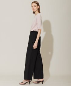 ICB 【洗える】ワッシャーツイル ワイドストレートパンツ