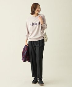 ANY インターシャロゴニットプルオーバー