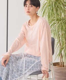 AMERICAN HOLIC バック切替シアー長袖トップス