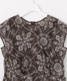 自由区 ロータスタイルプリント ワンピース